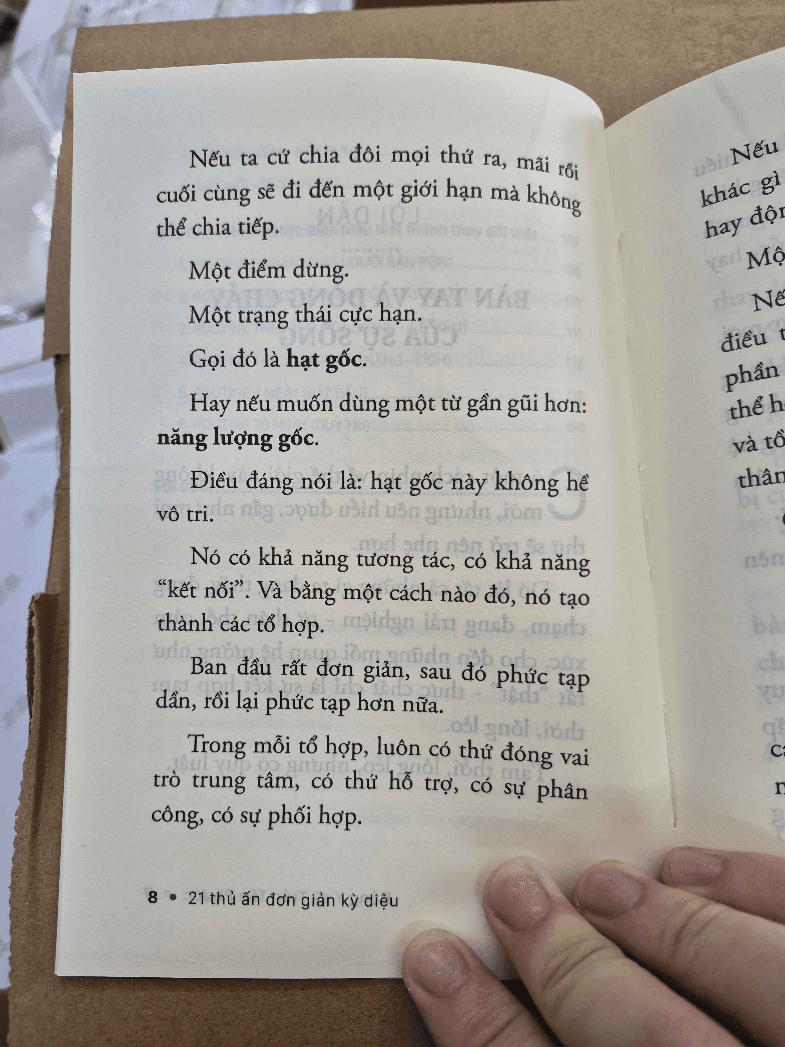 Những chương đầu tiên của sách